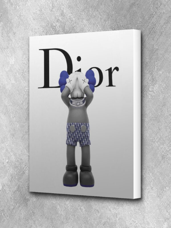 7.1 Kaws Dior (dont see) - blue